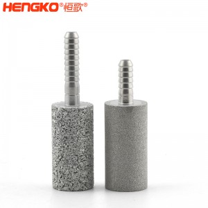 廠家定制316L粉末燒結(jié)不銹鋼過濾器曝氣頭，高強度耐腐蝕水族專用氣泡石