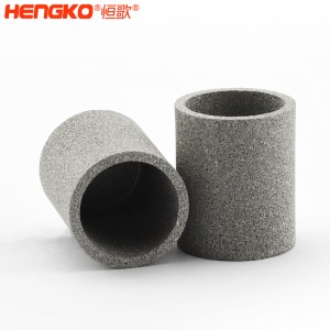 廠家直銷(xiāo)孔徑0.2-90um多孔不銹鋼濾筒_防塵過(guò)濾精準(zhǔn)不銹鋼粉末燒結(jié)濾芯