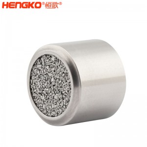 廠家定制0.2-90微米多孔金屬氣體傳感器防爆外殼，隔火焰耐腐蝕316L不銹鋼防爆片