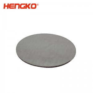 燒結不銹鋼過濾片防塵防爆透氣，廠家直銷微納米級多孔金屬濾芯