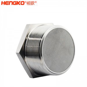 恒歌不銹鋼絲網(wǎng)濾芯燒結(jié)網(wǎng)消聲器消音器耐熱排氣均勻，應(yīng)用于排風(fēng)管消音