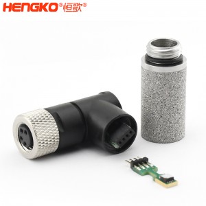 恒歌定制高精度RHT30系列溫濕度傳感器高靈敏測(cè)量溫室大棚外螺紋不銹鋼探頭