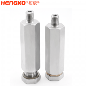 易燃液體、蒸汽燒結(jié)不銹鋼阻火器組合件限流器氣體儲存和運輸用