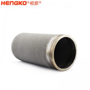 恒歌批發(fā)內(nèi)螺紋316L不銹鋼過濾器透氣耐腐蝕金屬粉末燒結(jié)濾杯氣液體過濾可用