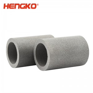 環(huán)保設備粉末燒結不銹鋼濾管筒精度高通透性強