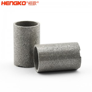 廠家直銷孔徑0.2-90um多孔不銹鋼濾筒工業(yè)除塵濾芯過濾精準(zhǔn)耐腐蝕，用于凈化污水