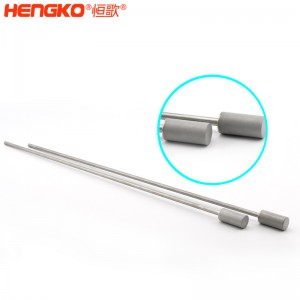 廠家批發(fā)316L不銹鋼長(zhǎng)桿不銹鋼曝氣頭耐腐蝕防塵，用于二氧化碳/氧氣擴(kuò)散